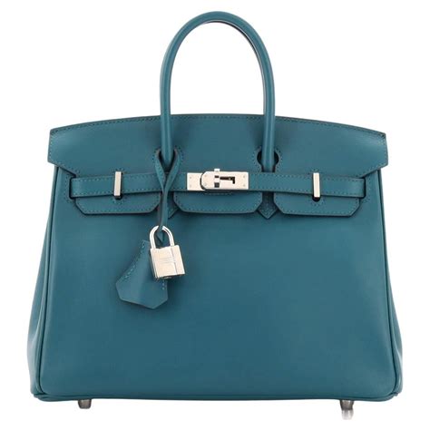 hermes birkin vert bosphore|HERMES Swift Birkin 25 Vert Bosphore .